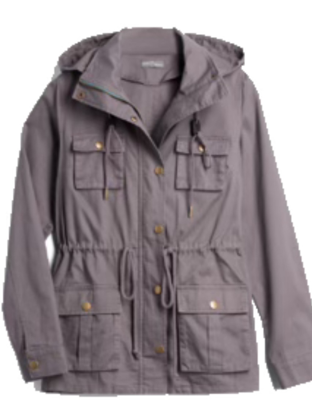 EUC XL Market & Spruce Stitch Fix Women’s Hooded Anorak Jacket - Gray